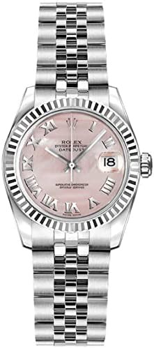Rolex Lady-Datejust 26 Pink Mother of Pearl Dial Women's Watch 179174