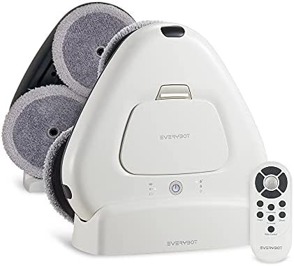 EVERYBOT Mopping Robot ‘Three-Spin’, The Ultimate Robot Mop for All Kinds of Hard Floor Care and Cleaning with Triple Spinning Mop Discs Controlled by Remote Control
