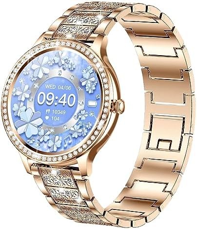 Avxtc Smart Watch for Women 1.32" Fitness Tracker with Answer/Make Calls,24/7 Heart Rate, Blood Oxygen, Stress and Sleep Tracker,20 Sports Modes, Fitness Watch Compatible Android iOS