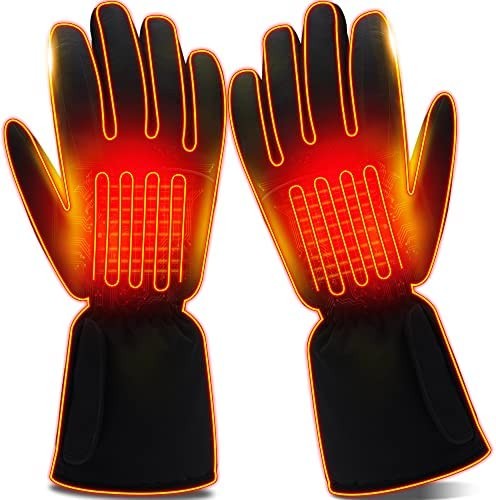 IFWATER Electric Heated Gloves for Men Women,Waterproof Touchscreen Heating Gloves Winter Thermal Sports for Skiing Snowboarding Cycling Motorcycle Hiking Hand Warmer Gloves