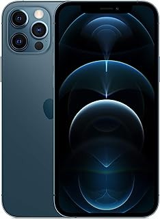 Apple iPhone 12 Pro (128GB, Pacific Blue) [Locked] + Carrier Subscription