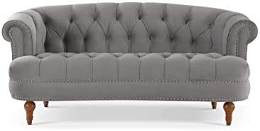 Jennifer Taylor Home La Rosa sofas, Opal Grey