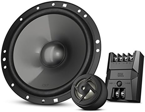 JBL CS760C 16.5 cm 2-Way Component Speaker System with Separate Soft Dome Tweeter & Separation Filter,BLACK