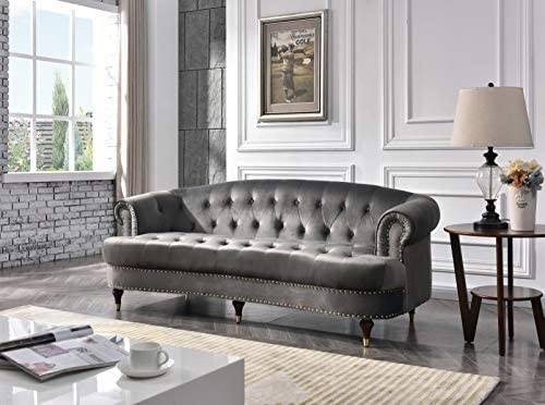 Glory Furniture Beverly Sofas, Dark Gray