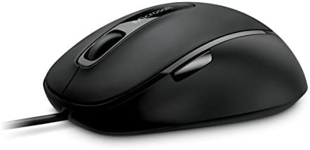 Microsoft Comfort Mouse 4500 for Business - Lochness Gray. Wired USB Computer mouse with 5 customizable buttons, works with PC/Laptop