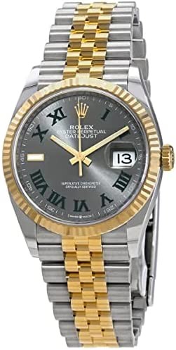Rolex Datejust 36 Automatic Chronometer Grey Dial Watch 126233GYRJ