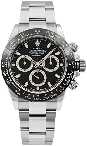 Rolex Cosmograph Daytona Black Dial 40mm Oystersteel Men's Watch 116500LN-0002