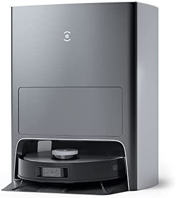 ECOVACS DEEBOT X1 OMNI Robot Vacuum and Mop Combo with Self-Empty and Auto-Clean Station, 5000Pa, Robot Vacuum Cleaner with Laser Navigation, Obstacle Avoidance, Built-in YIKO Voice Assistant, Black