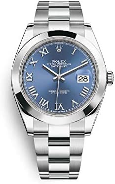 Rolex Datejust 41 Stainless Steel/Oyster Bracelet / 126300-0017 / Blue Roman Dial