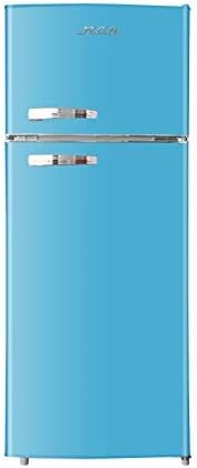 RCA RFR786-BLUE 2 Door Apartment Size Refrigerator with Freezer, 7.5 cu. ft, Retro Blue