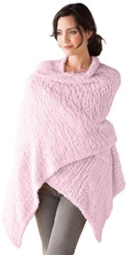 DEMDACO Giving Shawl Women's One Size Soft Knit Nylon Wrap in Gift Box