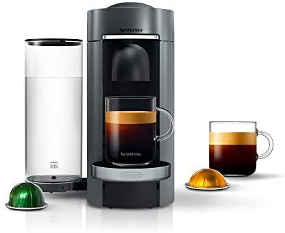Nespresso Vertuo Plus Coffee and Espresso Maker by De'Longhi, Titan