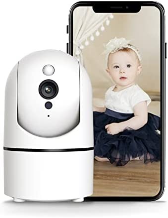 Indoor Camera, 1080P Pet Camera with Motion and Sound Detection, Pan/Tilt/Zoom WiFi Camera with Night Vision, 2-Way Audio & Cloud Services for Baby Monitor Home Security Camera