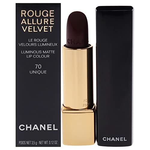 Chanel Rouge Allure Velvet Luminous Matte Lip Colour - 70 Unique Lipstick Women 0.12 oz