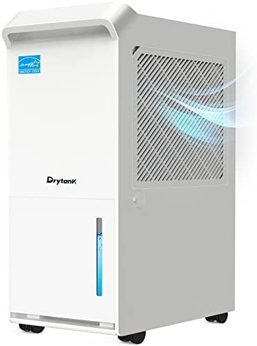 Vellgoo 3,200 Sq.Ft Energy Star Dehumidifier for Basement with Drain Hose, 36 Pint DryTank Dehumidifiers for Large Room, Suit for Garden Hose, Intelligent Humidity Control, 24H Timer White