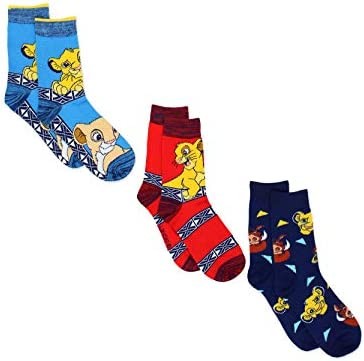 Disney The Lion King Boy's Girl's Toddler Teen Adult's Multi pack Socks Set