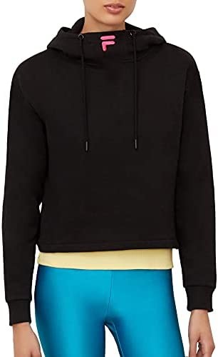 Fila Women's Reecy Hoodie Black/Magenta/Ampb XL