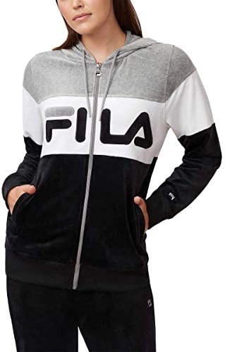 Fila Womens Sandy Velour Hooded Jacket