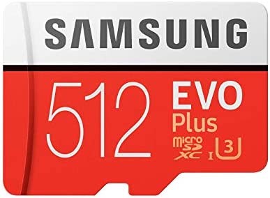 Samsung EVO Plus Class 10 Micro SDXC with Adapter, 512GB (MB-MC512GA)
