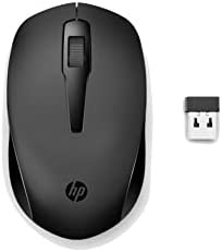 HP 150 Wireless Mouse, 3-Button with Dual Control Scroll Wheel 1600 DPI Optical Sensor with Ergonomic Design for All-Day Comfort for Lefty or Righty Use (2S9L1AA#ABL)