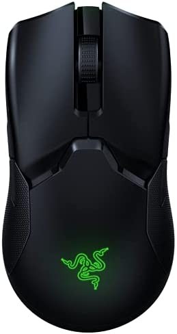 Razer Viper Ultimate Lightweight Wireless Gaming Mouse: Fastest Gaming Switches - 20K DPI Optical Sensor - Chroma Lighting - 8 Programmable Buttons - 70 Hr Battery - Classic Black