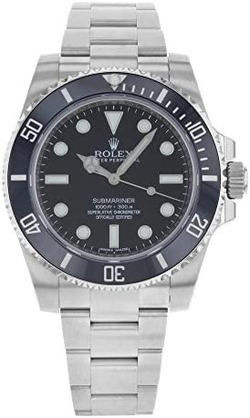 Rolex Submariner Black Dial Oystersteel 40mm Men's Watch 114060