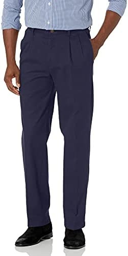 Haggar Men's Work to Weekend Classic Fit Pleat Regular and Big and Tall Sizes