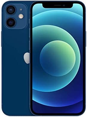 Apple iPhone 12 Mini, 64GB, Blue - Unlocked (Renewed)