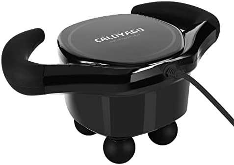 CALOYAGO Deep Tissue Massager - Professional Heavy Variable Speed Massager - Deep Percussion Knee, Neck, Back and Full Body Massage for Aching Muscle Myofascial Release and Trigger Point - Black