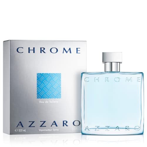 Azzaro Chrome Eau de Toilette - Men’s Cologne & Chrome Eau De Parfum - Fresh Fragrances for Men