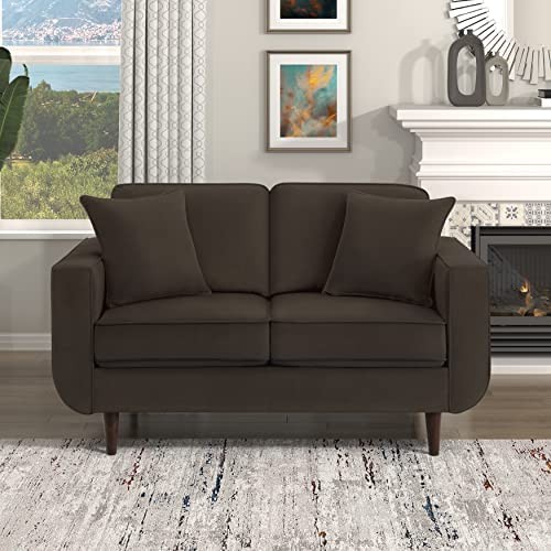 Lexicon Vera Living Room Loveseat, Chocolate