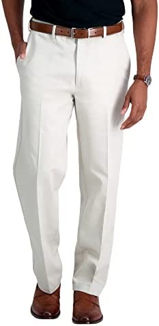 Haggar Men's Work To Weekend No Iron Flat Front Pant Reg. And Big & Tall Sizes