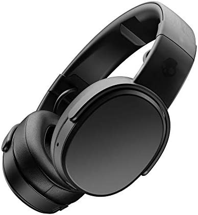 Skullcandy Crusher Wireless Over-Ear Bluetooth Headphones for iPhone and Android with Microphone / 40 Hours Battery Life / Extra Bass Tech / Great for Music, School, Workouts, and Gaming - Black