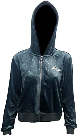 Fila Women's Cipriana Emboss Velour Hoodie