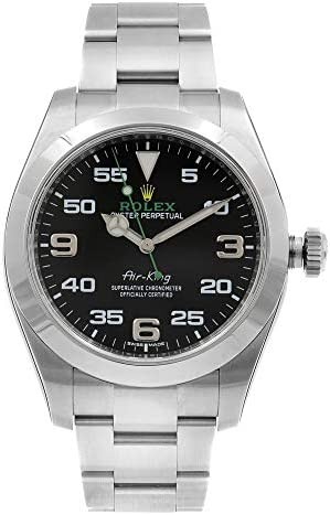 Rolex Air King Black Dial Stainless Steel Mens Watch 116900BKAO