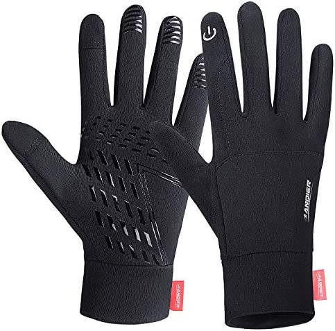 Lanyi Running Sports Gloves Compression Lightweight Windproof Anti-Slip Touchscreen Warm Liner Cycling Work Gloves Men Women