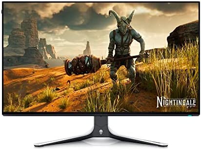 Alienware AW2723DF Gaming Monitor - 27-inch (2560 x 1440) 240Hz Display (DP 1.4), 1ms Response Time, NVIDIA G-Sync, Preset OSD Modes, Height/Tilt/Swivel/Pivot Adjustability - Lunar Light