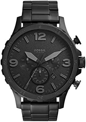 Fossil Men's Nate Stainless Steel Quartz Chronograph Watch